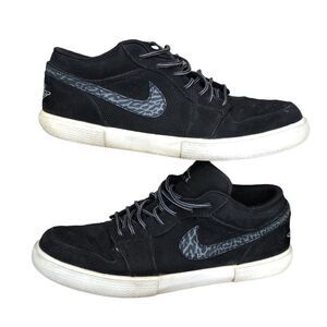 Rare 2012 Nike Air Jordan 1 Black Elephant Print Size 11
